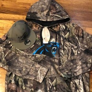 NFL Men's Carolina Panthers Hoodie XL & Snapback H
